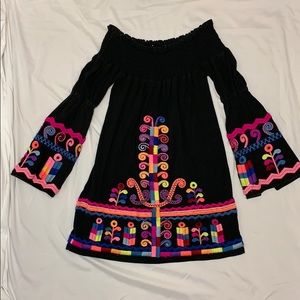 Vava by Joy Han Black Off the Shoulder Dress